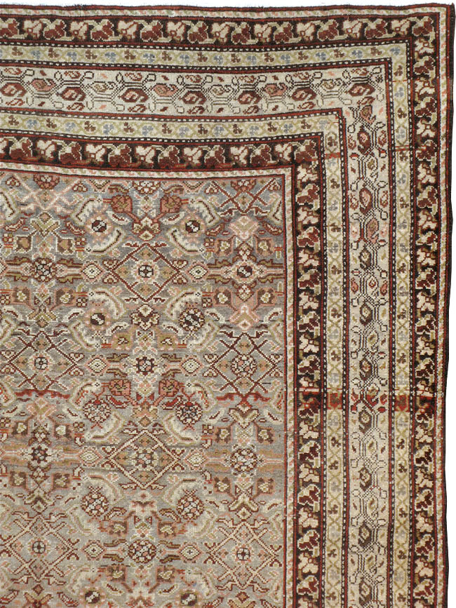 Vintage Persian Malayer Gallery Carpet, No.19017 - Galerie Shabab