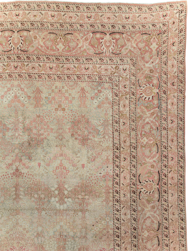 Antique Persian Dorokhsh Carpet, No.19025 - Galerie Shabab