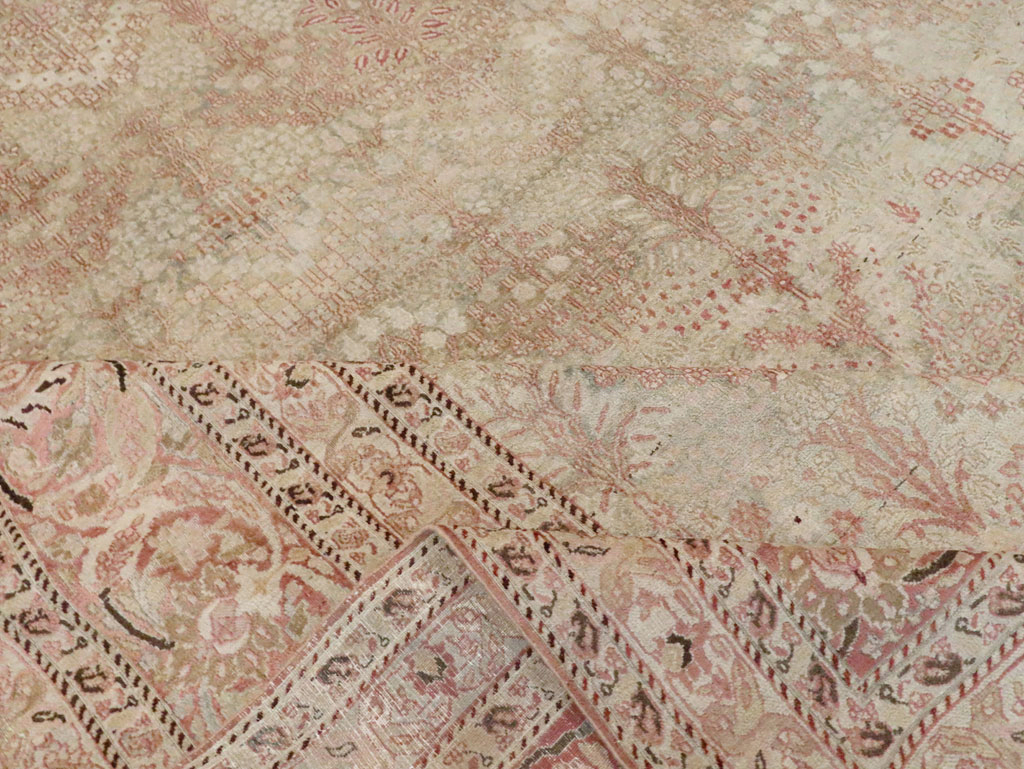 Antique Persian Dorokhsh Carpet, No.19025 - Galerie Shabab