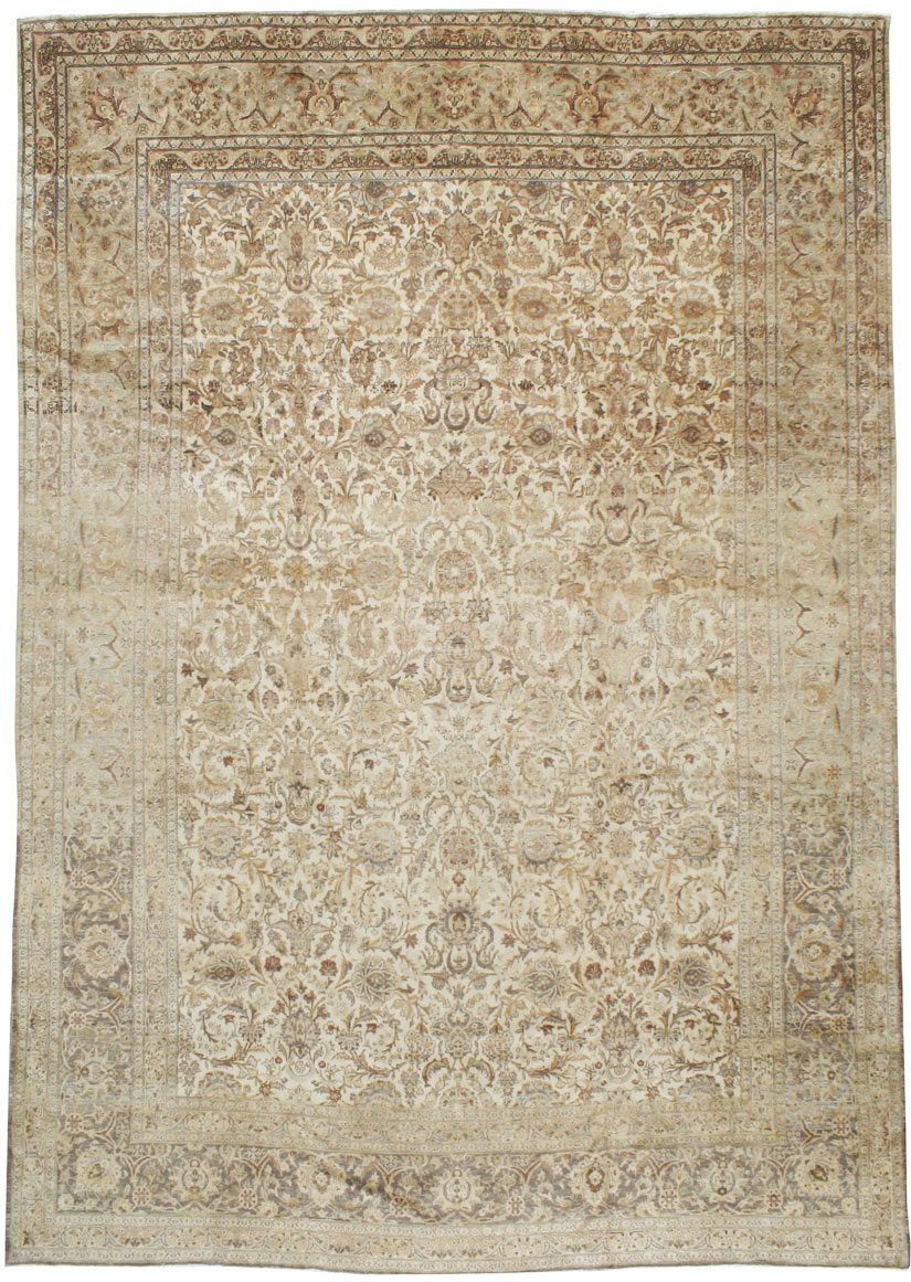 Vintage Persian Kashan Carpet, No.19026 - Galerie Shabab
