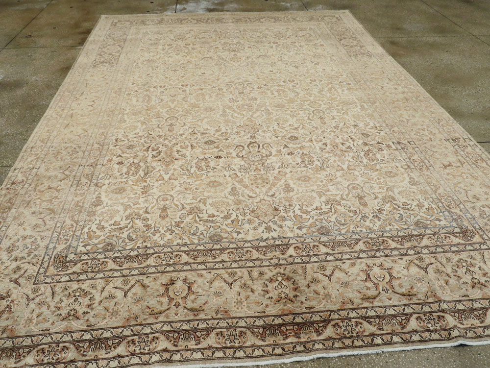 Vintage Persian Kashan Carpet, No.19026 - Galerie Shabab