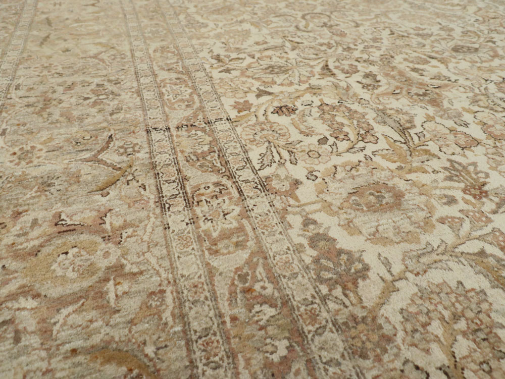 Vintage Persian Kashan Carpet, No.19026 - Galerie Shabab