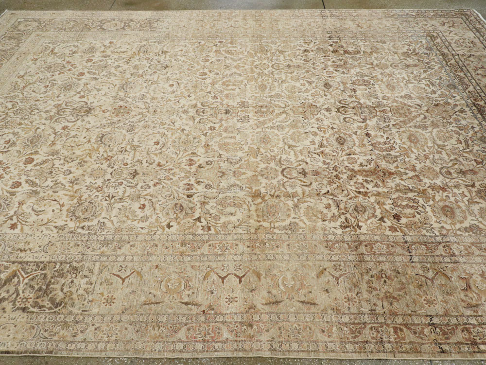 Vintage Persian Kashan Carpet, No.19026 - Galerie Shabab