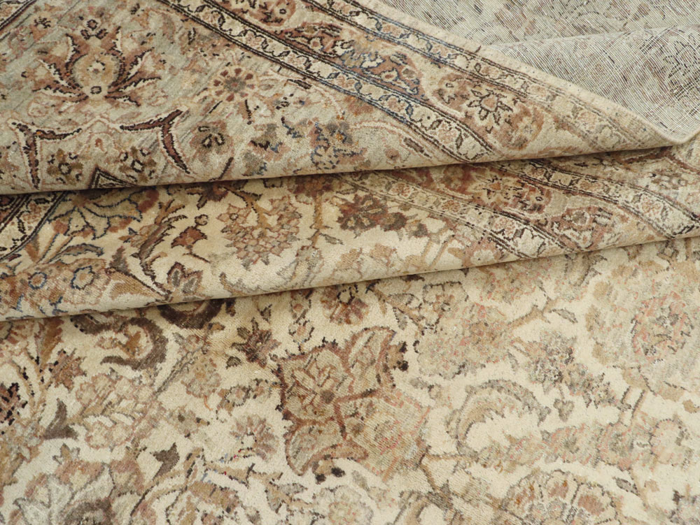 Vintage Persian Kashan Carpet, No.19026 - Galerie Shabab