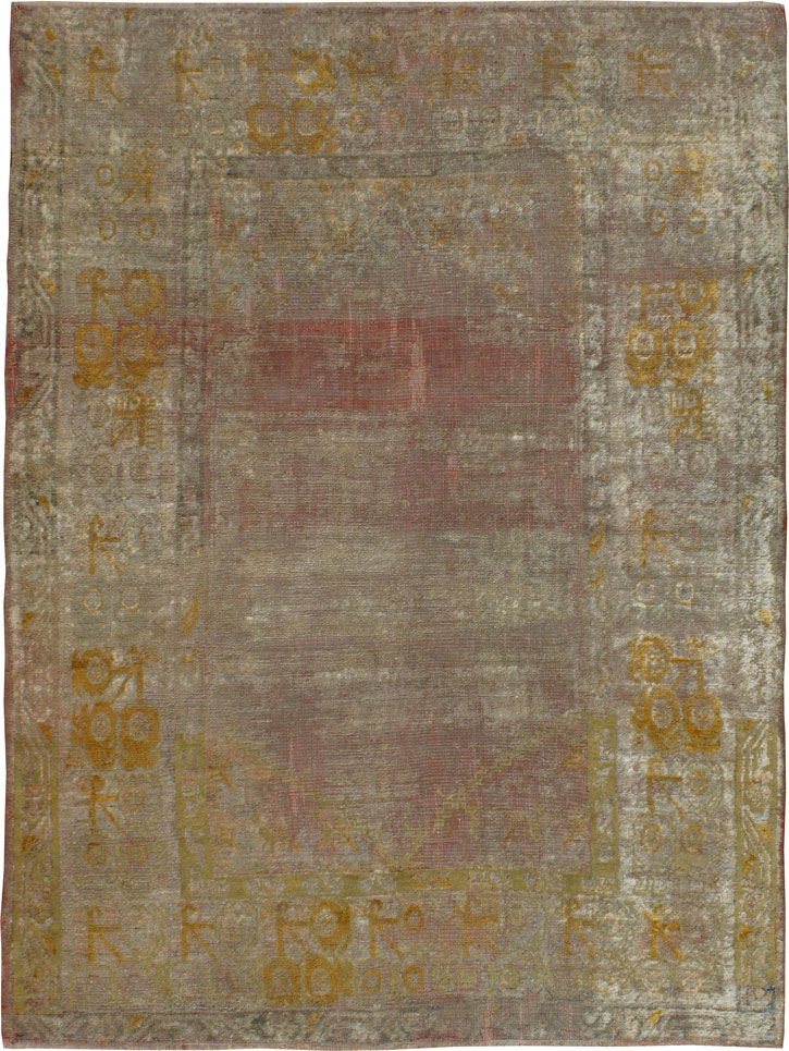 Antique Angora Oushak Rug, No.19037 - Galerie Shabab