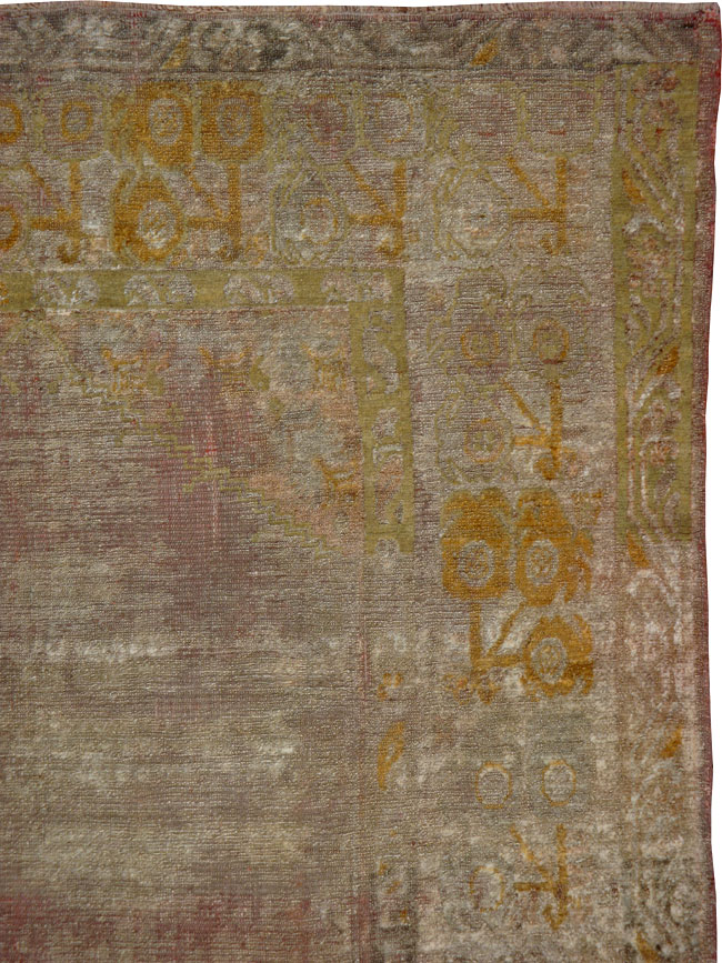 Antique Angora Oushak Rug, No.19037 - Galerie Shabab