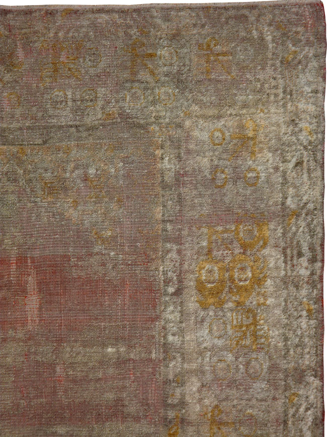 Antique Angora Oushak Rug, No.19037 - Galerie Shabab