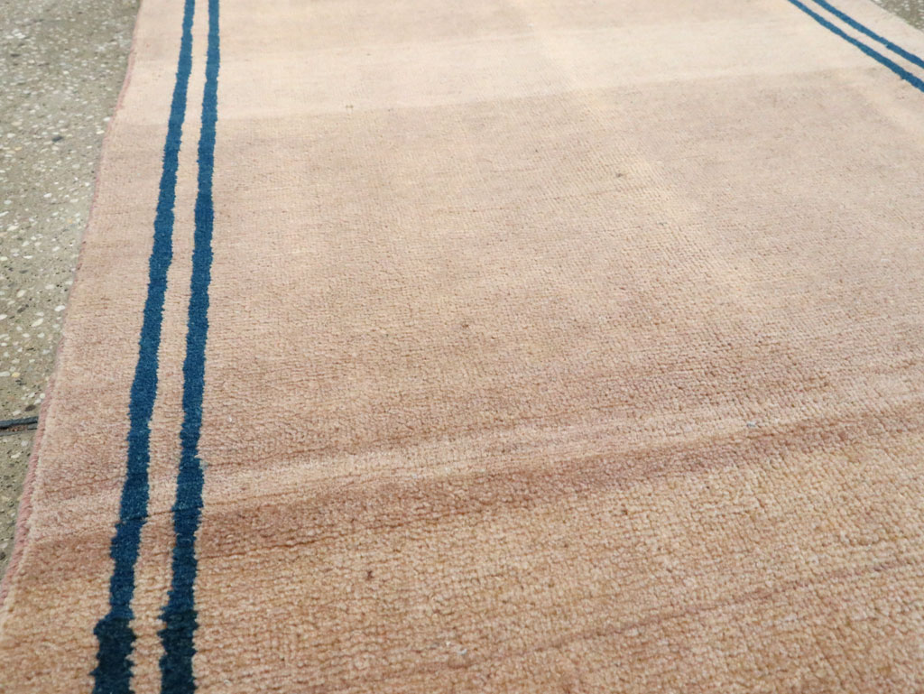 Vintage Persian Mashad Minimalist Runner, No.19038 - Galerie Shabab