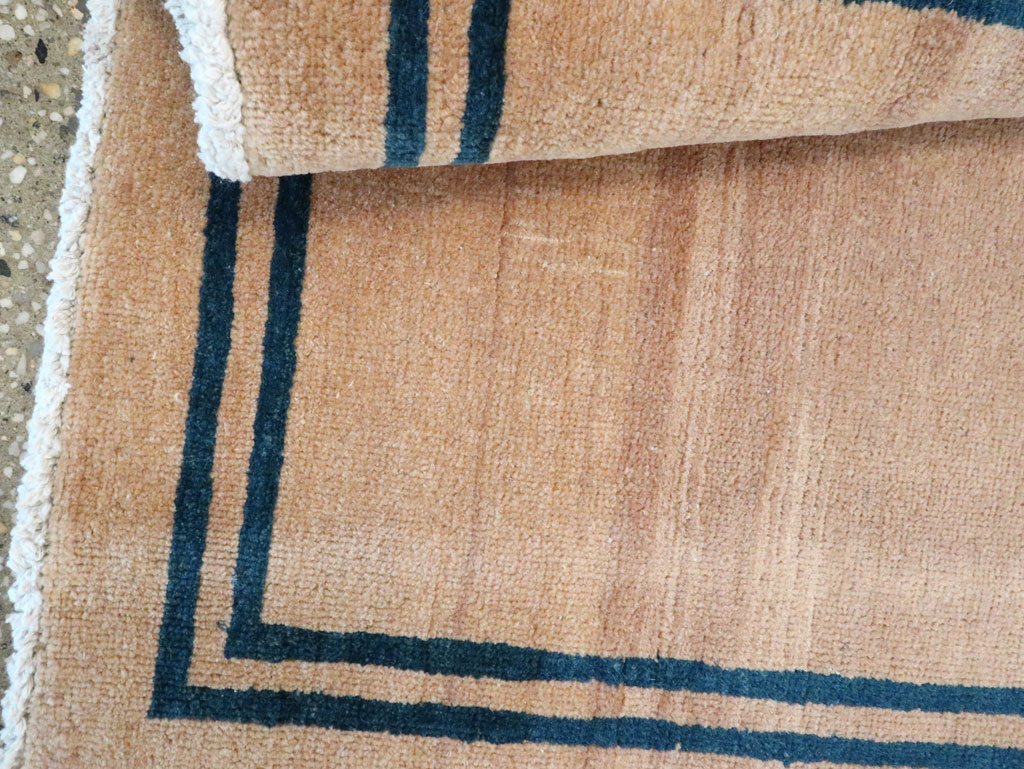 Vintage Persian Mashad Minimalist Runner, No.19038 - Galerie Shabab