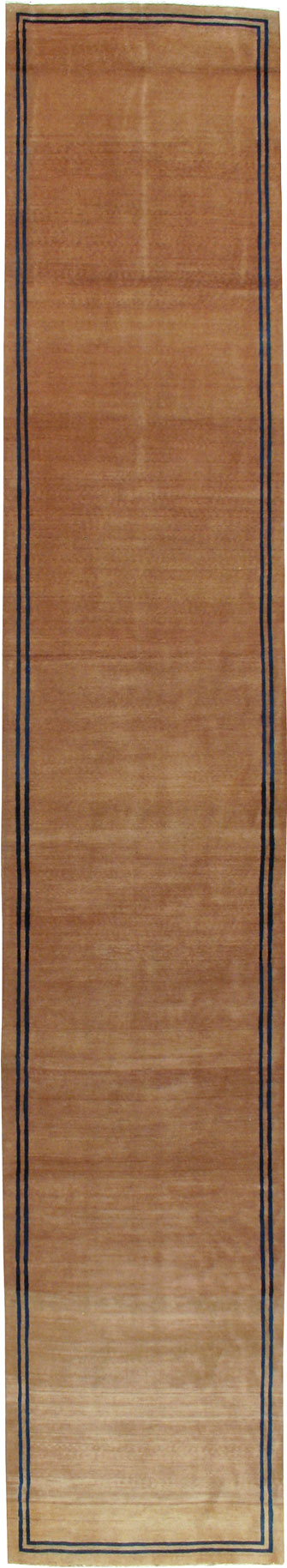 Vintage Mashad Minimalist Runner, No.19043 - Galerie Shabab