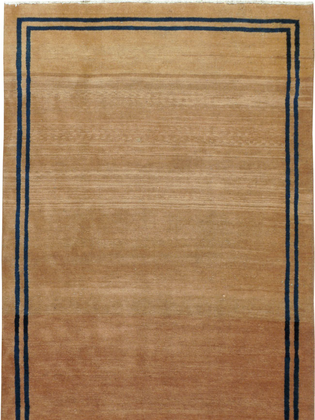 Vintage Mashad Minimalist Runner, No.19043 - Galerie Shabab