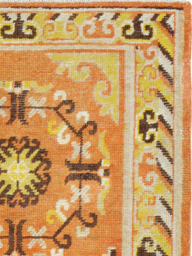 Vintage East Turkestan Khotan Rug (Pair: 1 of 2), No.19050 - Galerie Shabab