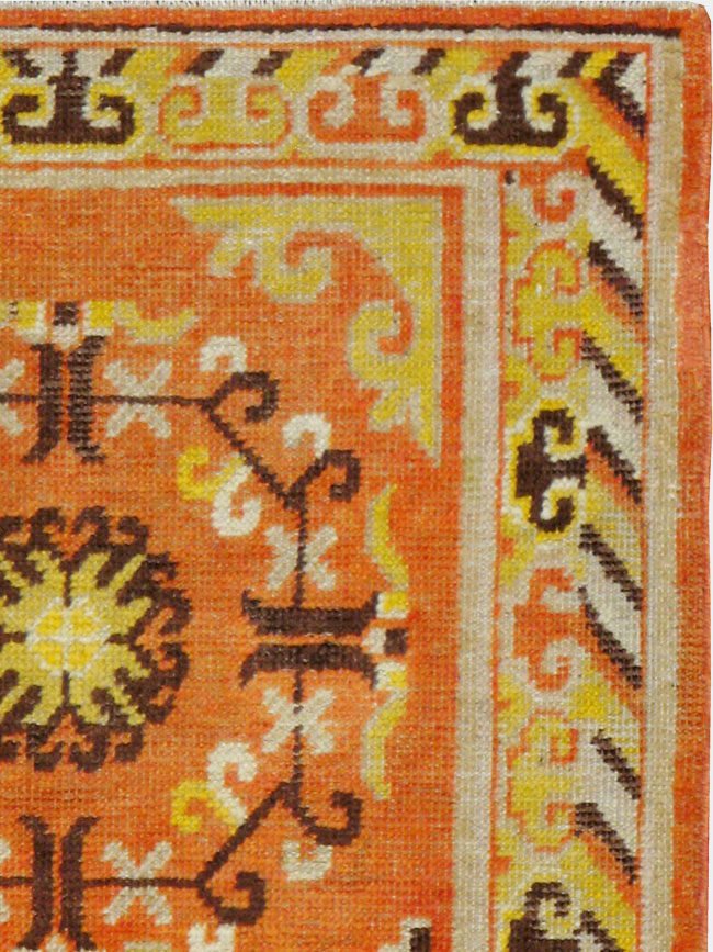 Vintage East Turkestan Khotan Rug (Pair: 1 of 2), No.19050 - Galerie Shabab