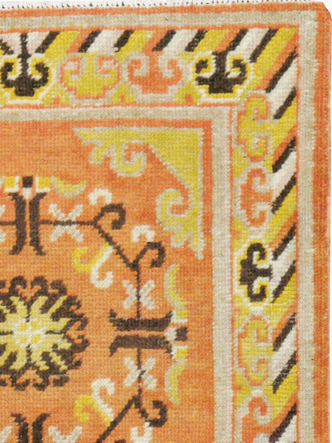 Vintage East Turkestan Khotan Rug (Pair: 1 of 2), No.19050 - Galerie Shabab