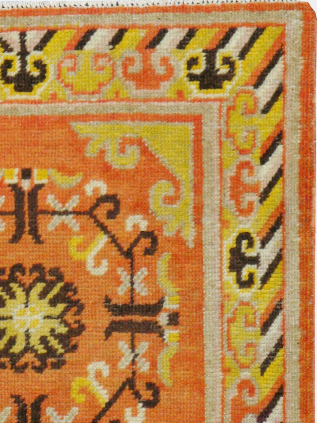 Vintage East Turkestan Khotan Rug (Pair: 1 of 2), No.19050 - Galerie Shabab