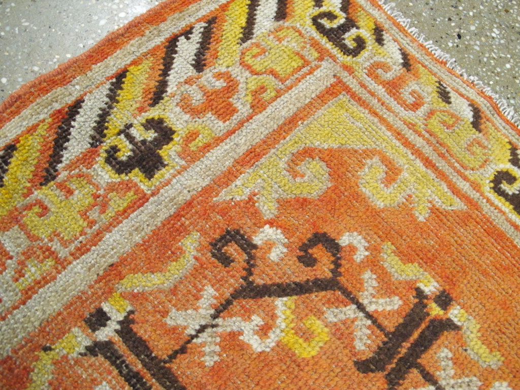 Vintage East Turkestan Khotan Rug (Pair: 2 of 2), No.19051 - Galerie Shabab