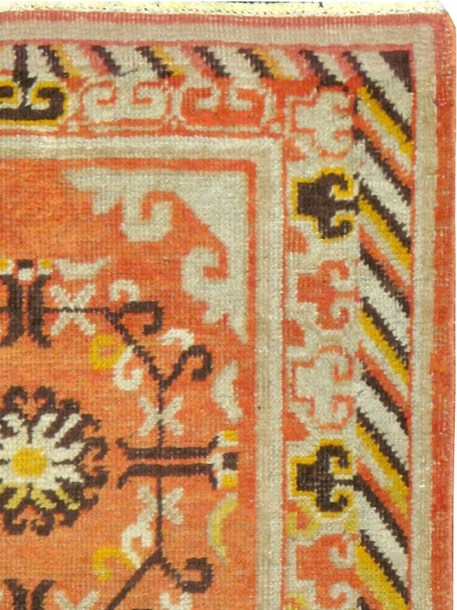 Vintage East Turkestan Khotan Rug (Pair: 2 of 2), No.19051 - Galerie Shabab