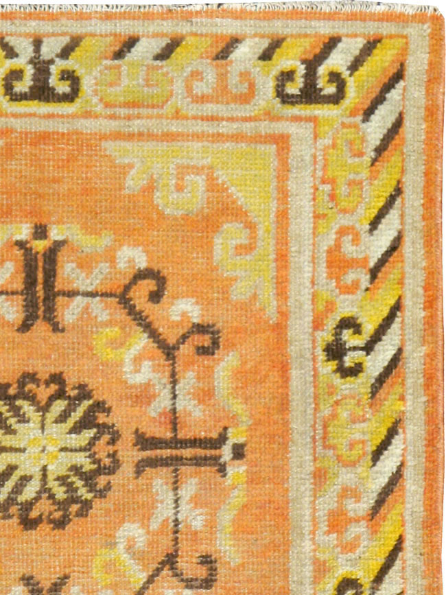 Vintage East Turkestan Khotan Rug (Pair: 2 of 2), No.19051 - Galerie Shabab