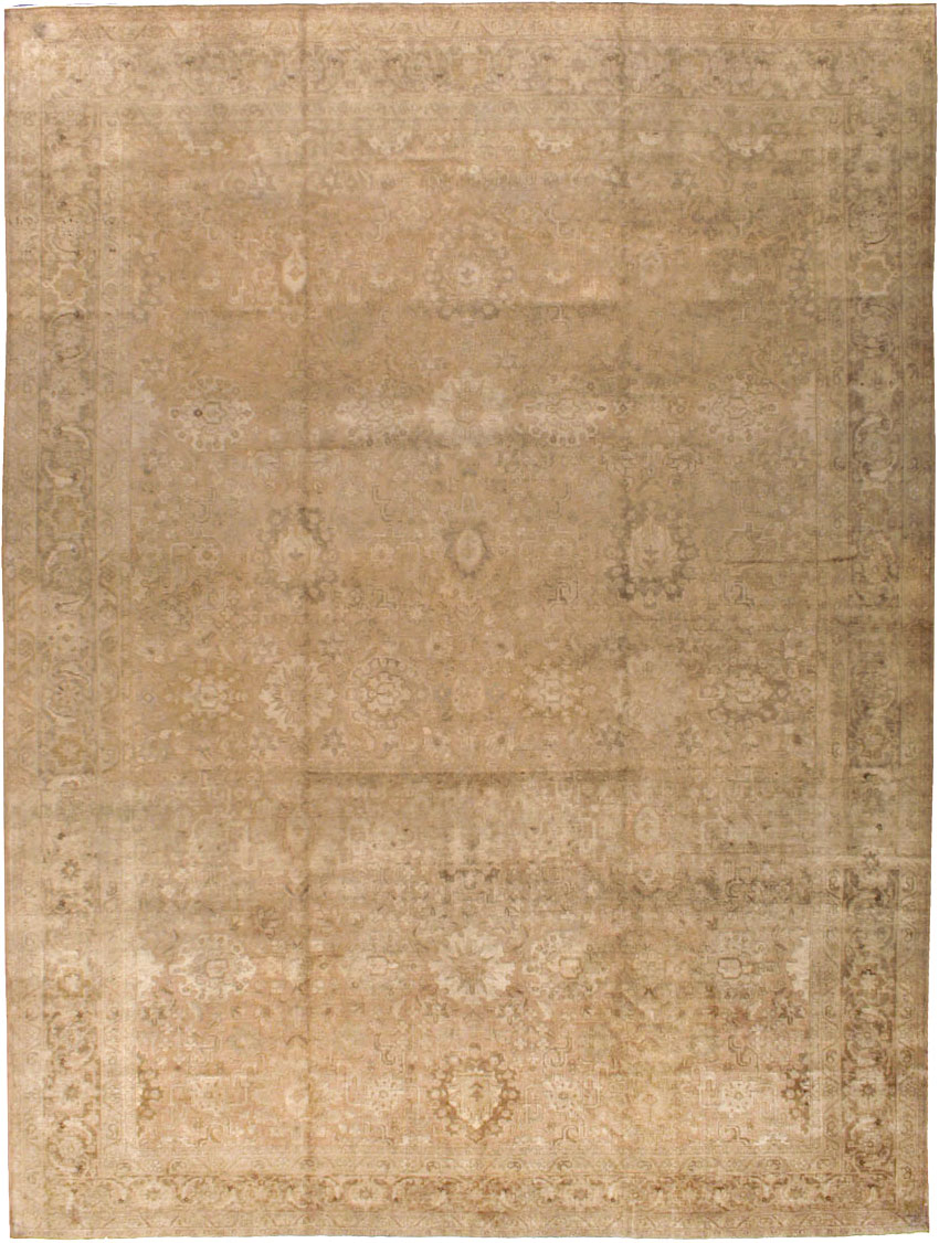 Antique Persian Tabriz Carpet, No.19055 - Galerie Shabab
