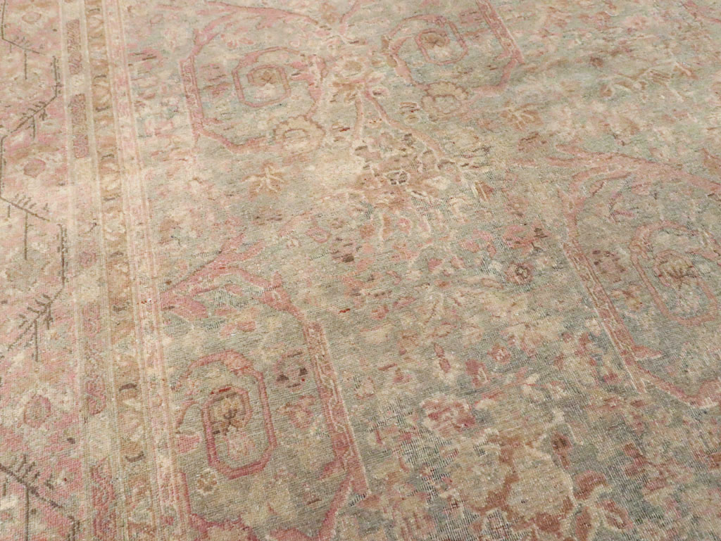 Antique Persian Tabriz Carpet, No.19057 - Galerie Shabab