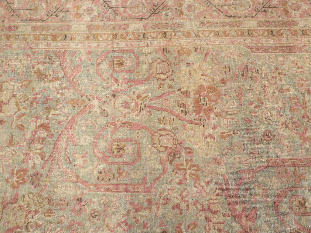 Antique Persian Tabriz Carpet, No.19057 - Galerie Shabab