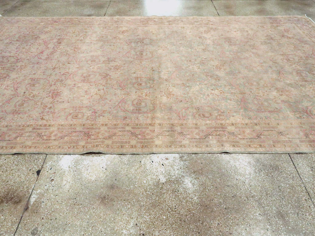 Antique Persian Tabriz Carpet, No.19057 - Galerie Shabab