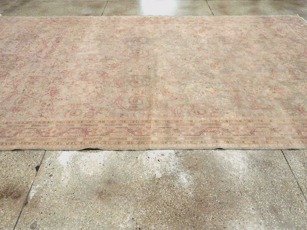 Antique Persian Tabriz Carpet, No.19057 - Galerie Shabab
