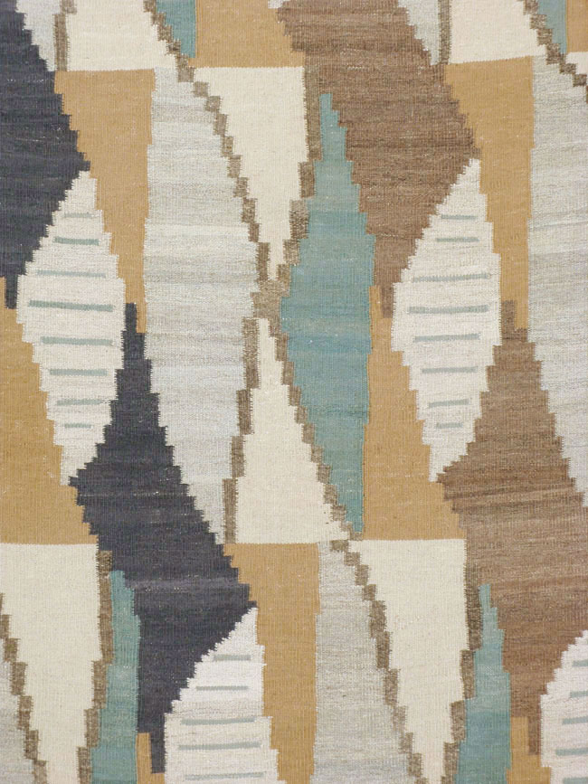 Modern Persian Flat-weave Kilim, No.19063 - Galerie Shabab