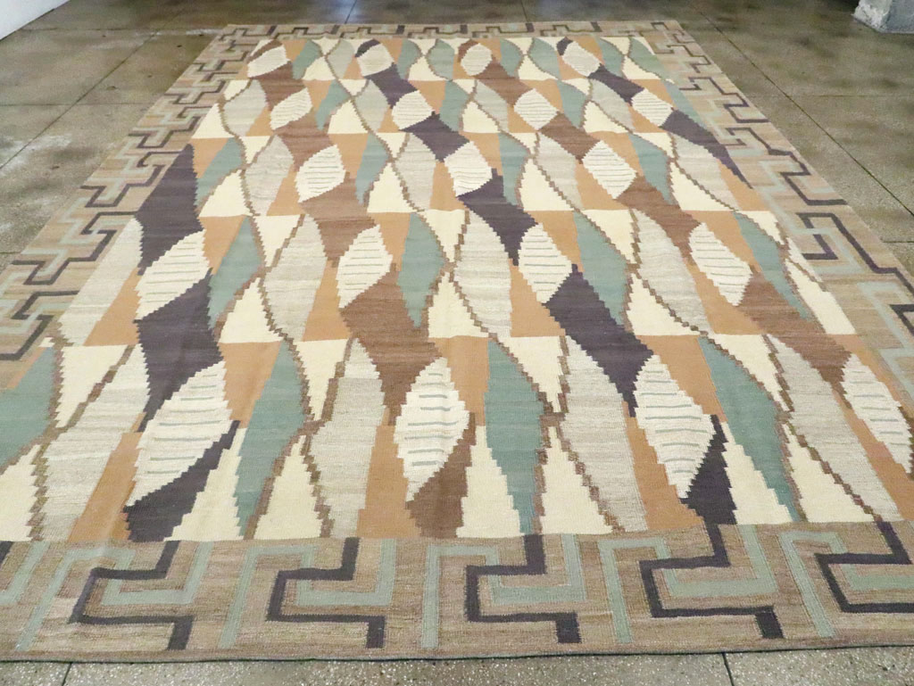 Modern Persian Flat-weave Kilim, No.19063 - Galerie Shabab