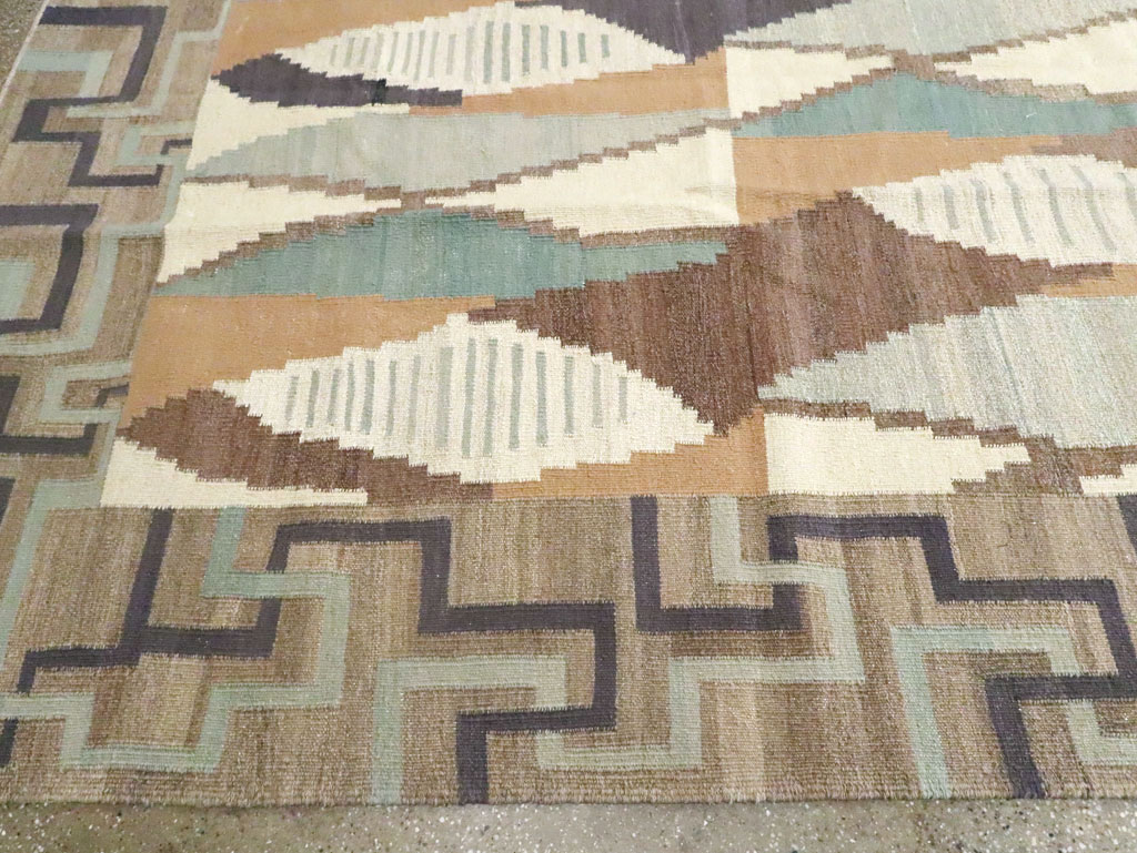 Modern Persian Flat-weave Kilim, No.19063 - Galerie Shabab