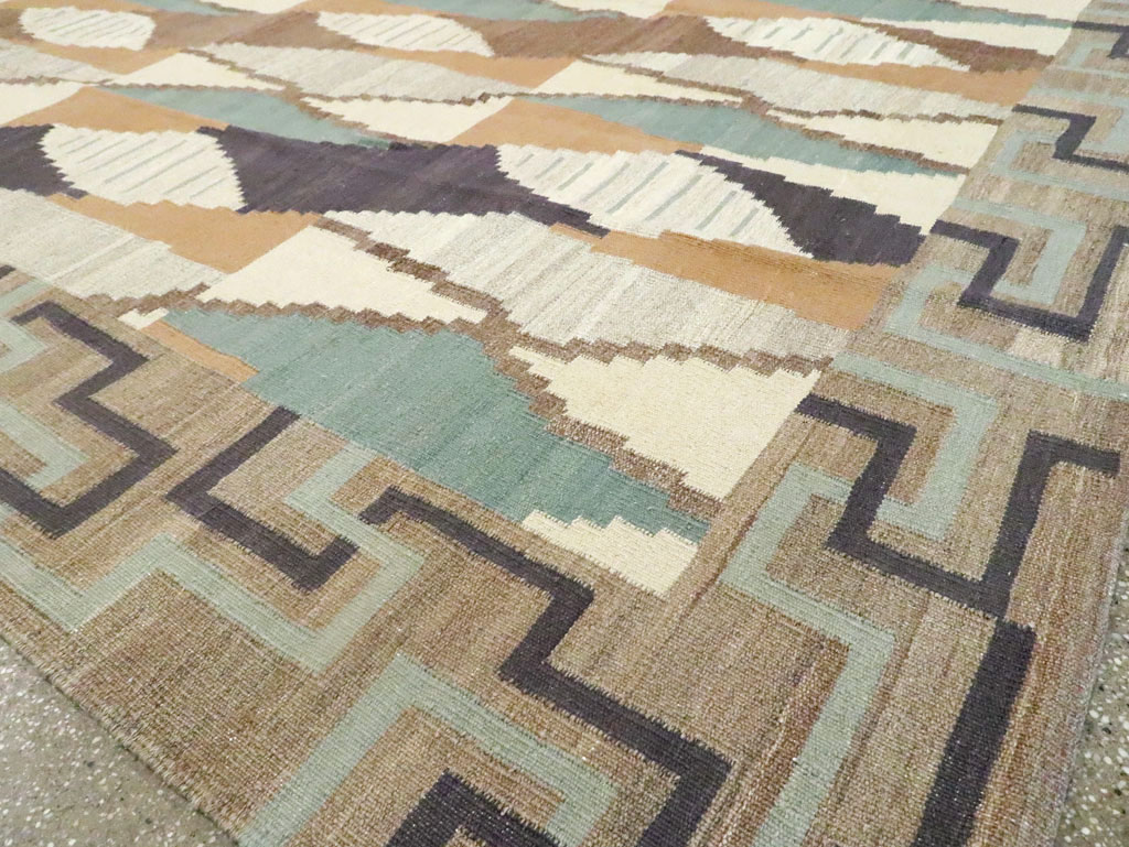 Modern Persian Flat-weave Kilim, No.19063 - Galerie Shabab