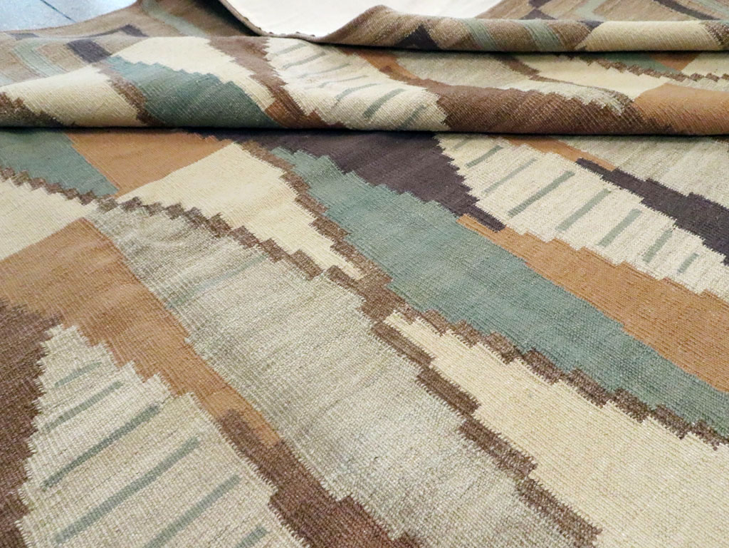 Modern Persian Flat-weave Kilim, No.19063 - Galerie Shabab