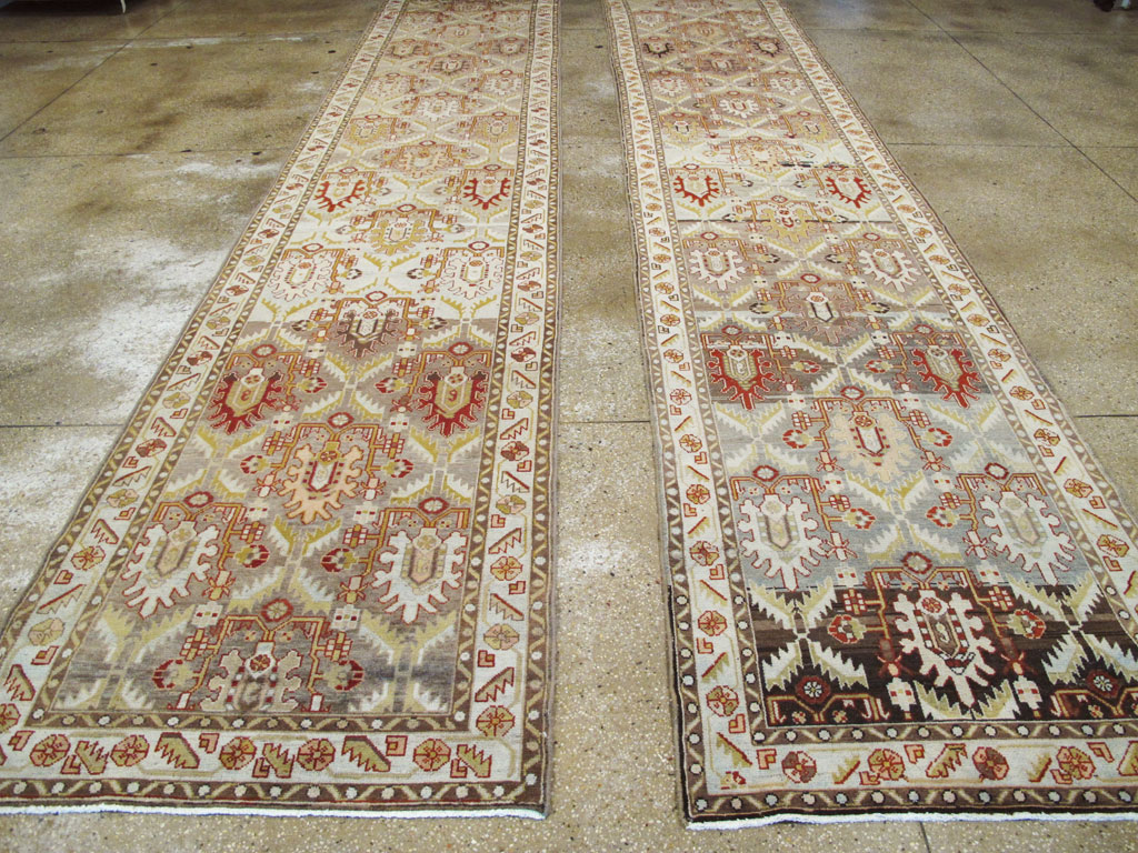 Vintage Persian Malayer Runner (Pair: 2 of 2), No.19067 - Galerie Shabab