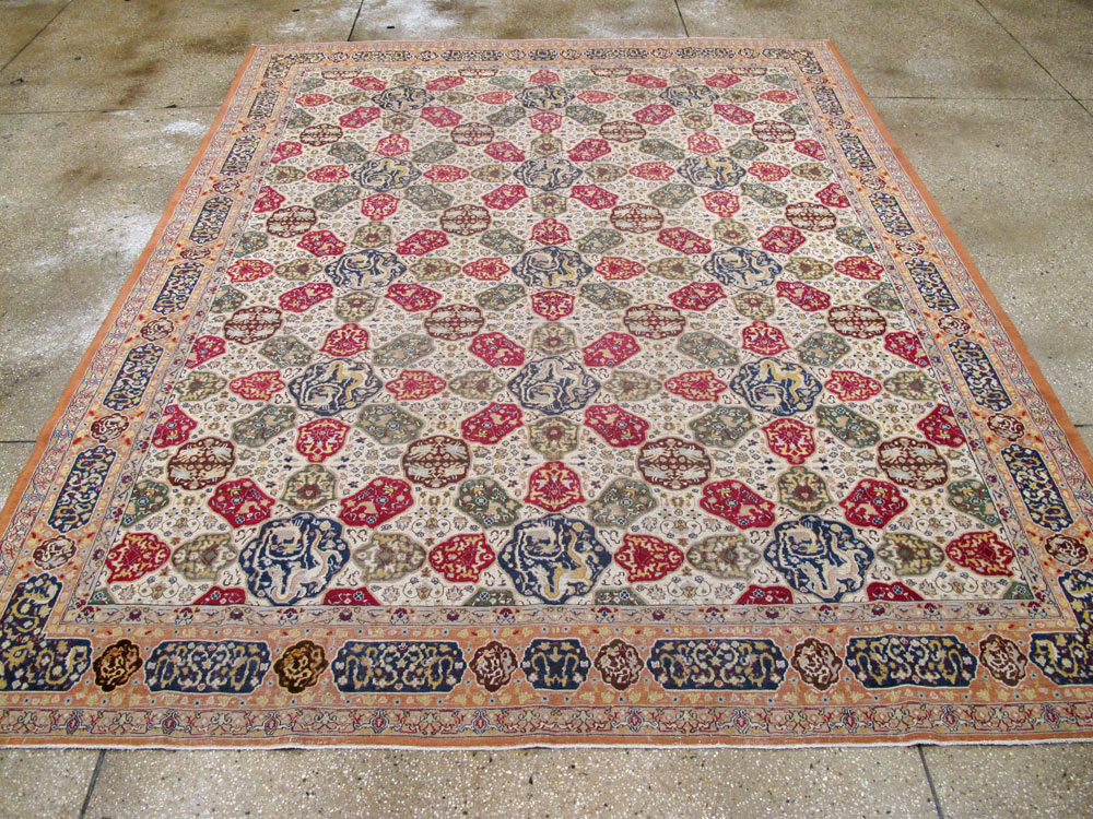 Antique Indian Lahore Carpet, No.19073 - Galerie Shabab