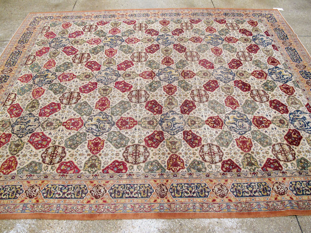 Antique Indian Lahore Carpet, No.19073 - Galerie Shabab