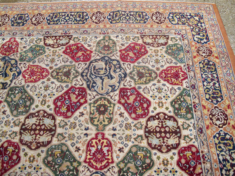 Antique Indian Lahore Carpet, No.19073 - Galerie Shabab
