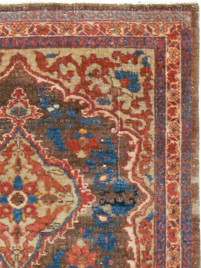 Antique Persian Tabriz Hagi Jalili Rug, No.19074 - Galerie Shabab