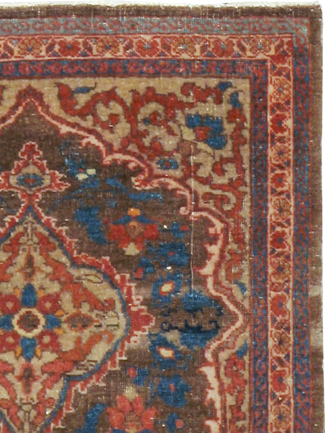Antique Persian Tabriz Hagi Jalili Rug, No.19074 - Galerie Shabab