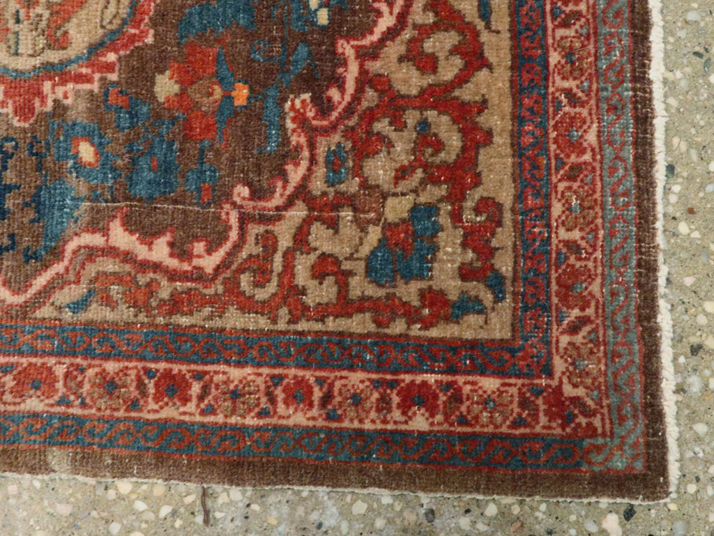 Antique Persian Tabriz Hagi Jalili Rug, No.19074 - Galerie Shabab