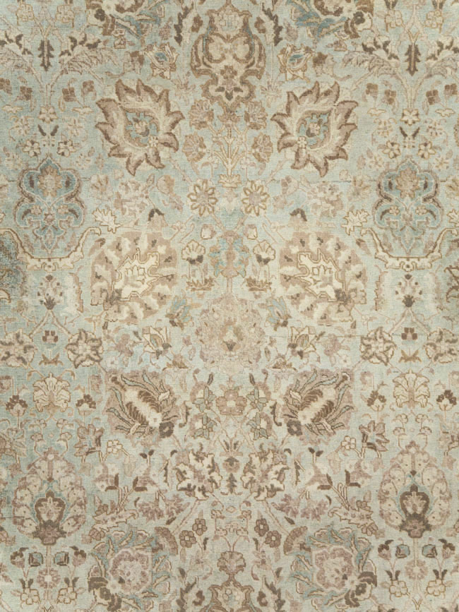 Vintage Persian Tabriz Room Size Carpet, No.19083 - Galerie Shabab