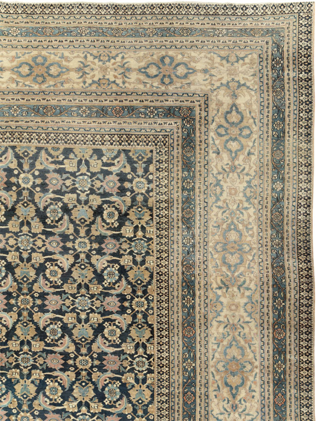 Antique Persian Khorassan Square Oversize Carpet, No.19084 - Galerie Shabab