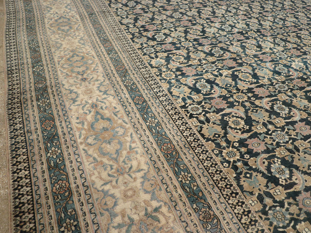 Antique Persian Khorassan Square Oversize Carpet, No.19084 - Galerie Shabab