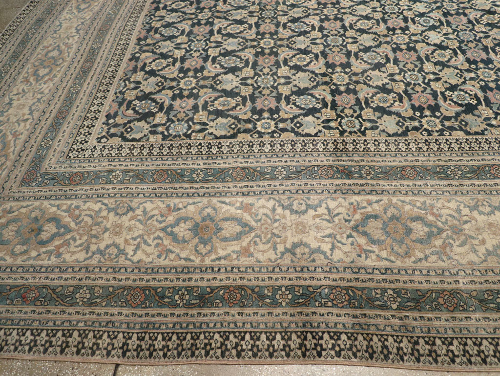 Antique Persian Khorassan Square Oversize Carpet, No.19084 - Galerie Shabab