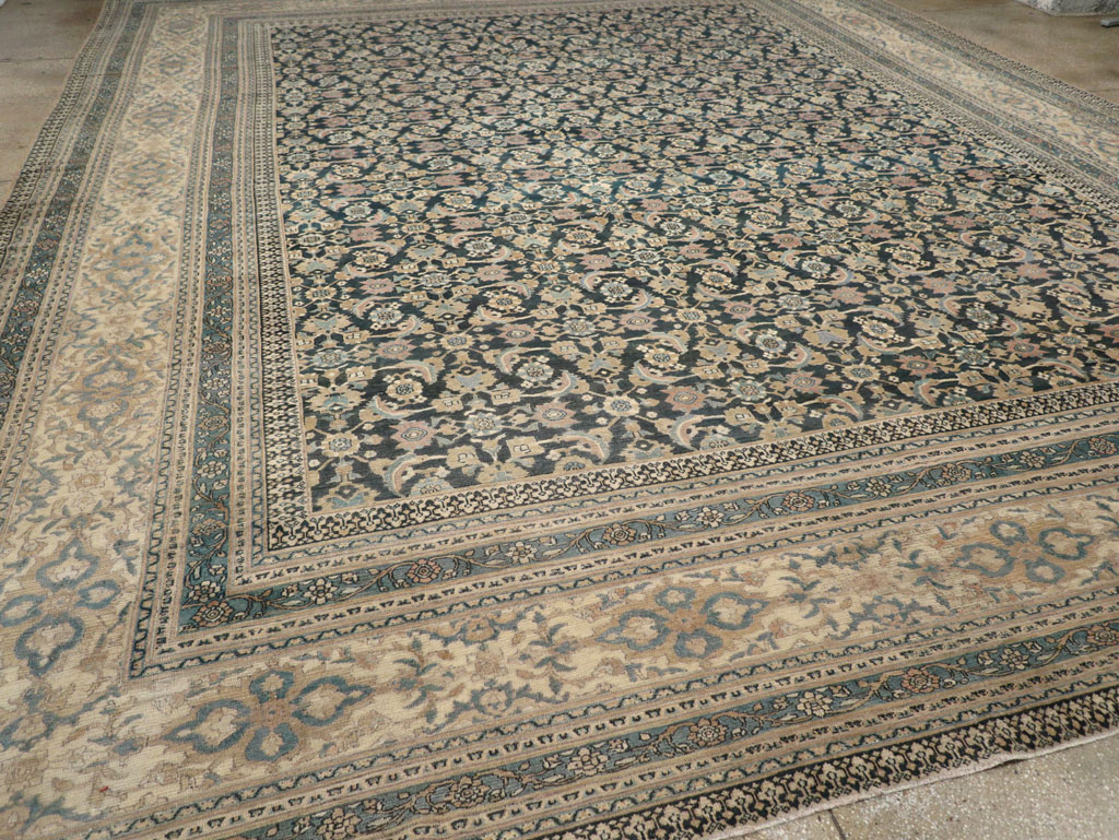 Antique Persian Khorassan Square Oversize Carpet, No.19084 - Galerie Shabab