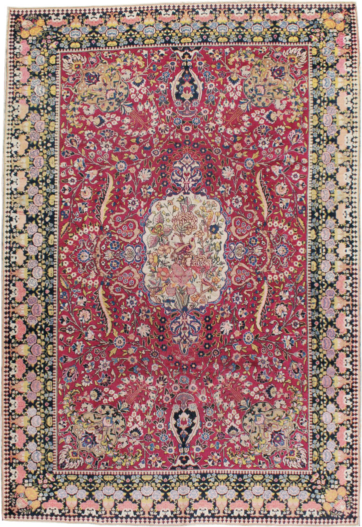 Antique Tabriz Carpet, No.19099 - Galerie Shabab