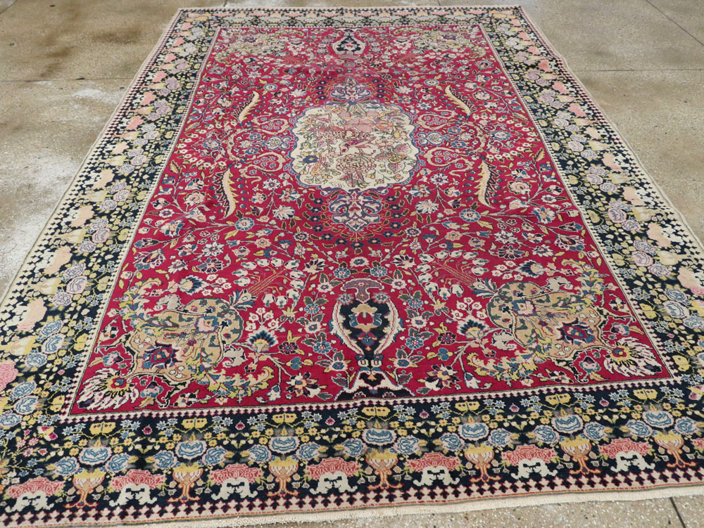 Antique Tabriz Carpet, No.19099 - Galerie Shabab