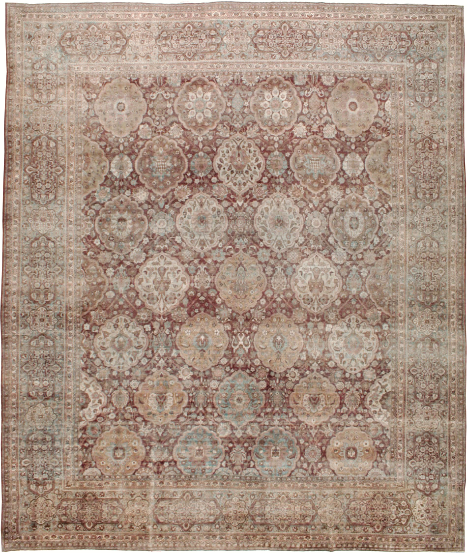 Antique Persian Lavar Kerman Carpet, No.19100 - Galerie Shabab
