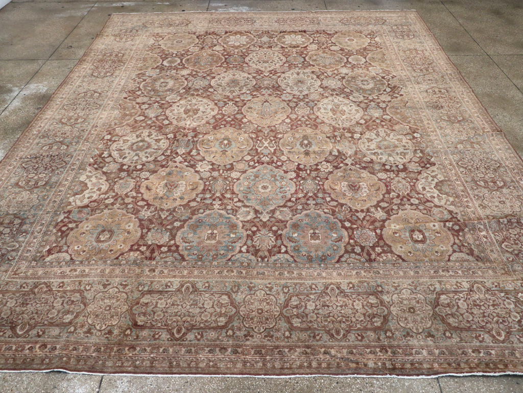 Antique Persian Lavar Kerman Carpet, No.19100 - Galerie Shabab