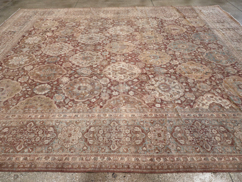 Antique Persian Lavar Kerman Carpet, No.19100 - Galerie Shabab