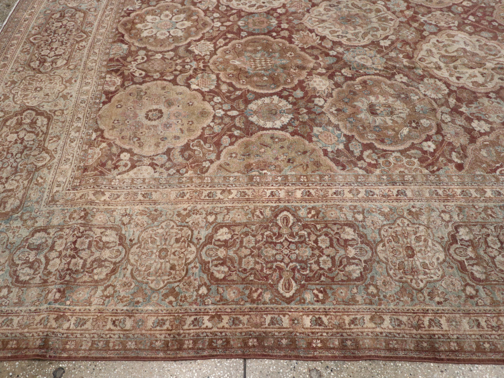 Antique Persian Lavar Kerman Carpet, No.19100 - Galerie Shabab